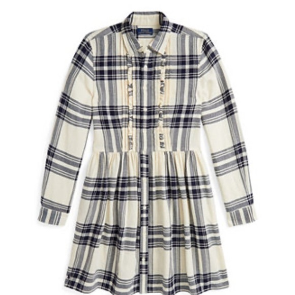 Polo Ralph Lauren Other - Plaid Long-Sleeve Kids Polo Ralph Lauren Dress